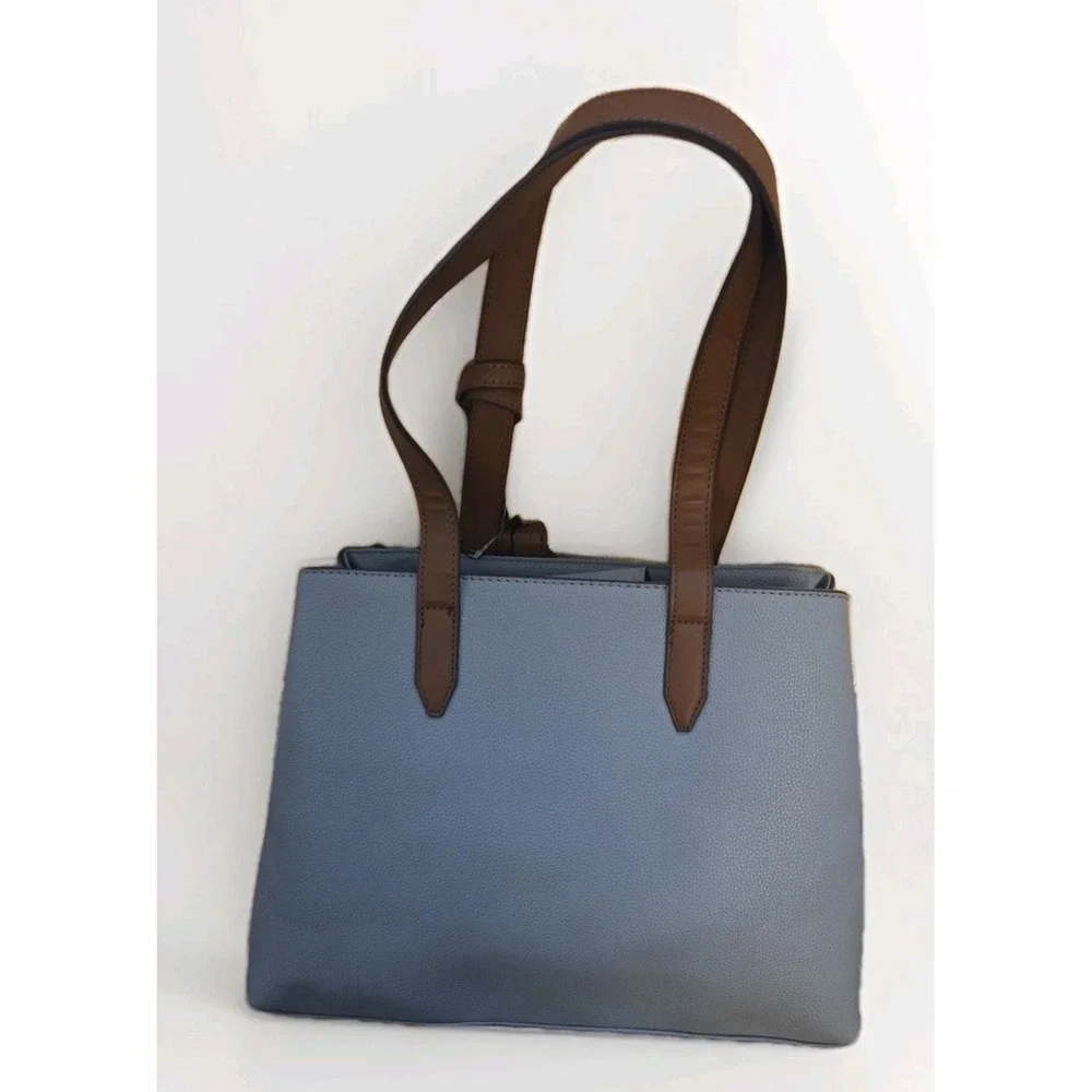 Beautiful NWT ADRIENNE VITTADINI Compartment Satchel Handbag + Pouch MSRP $190‎